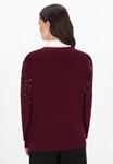 Кардиган usha Cardigan, Burgundy/Red - фото 3