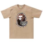 Футболка BAPE Mad Ape Head Tee, Beige - фото