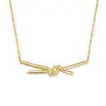 TIFFANY & CO. Коллекция Knot 18K Gold ожерелье женское - фото 7