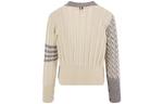 Кардиган с четырехполосным узором THOM BROWNE, мультиколор - фото 4