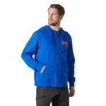 Толстовка Helly Hansen Logo 2.0 full zip, синий - фото