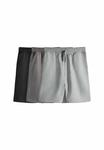 Шорты THE SET 3 PACK RELAXED , Black Grey/Black - фото