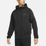 Куртка Nike Tech-Pack Logo Knit Hooded Jacket Black, черный - фото 4