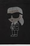 Сумка IKON RHINESTONE Karl Lagerfeld, черный - фото 4