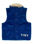 Жилет на пуговицах Tiny Cottons, синий - фото