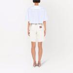 Укороченный топ Miu Miu, синий - фото 3