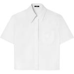 Рубашка с вышитым логотипом cameo VERSACE, белый - фото 3