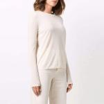 Кашемировый свитер женский белый MaxMara - фото 3