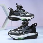 Кроссовки для детей "Дети" Snoopy, черный/зеленый - фото 16