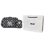 Сумка через плечо унисекс MLB Monogram Collection, Черный - фото 6