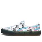 Кроссовки era bmx checkerborard whitebluepink Vans, белый - фото