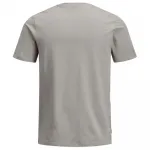 Футболка Jack & Jones Basic O-Neck Detail Slim, серый - фото 4