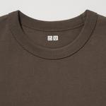 Футболка Uniqlo U-образная, серая - фото 7
