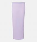 Прозрачная макси-юбка Wardrobe.NYC, Lilac - фото