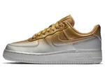 Кроссовки Nike Air Force 1 Low Gold Silver Women's - фото