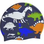 Силиконовая плавательная шапочка для детей LINING, синий - фото 6