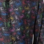 FENDI Мужская черная рубашка - фото 7