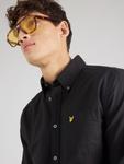 Рубашка на пуговицах классического кроя Lyle & Scott, черный - фото 3
