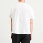 Футболка с карманом в виде листочка, украшенная бисером Bode, белый - фото 3