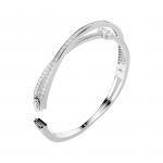 Браслет Hyperbola Swarovski, серебро - фото 7