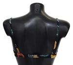 Шикарный топ бикини с принтом ракушек Dolce & Gabbana, черный - фото 2