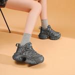 Массивные кроссовки женские серые EBLAN - фото 4