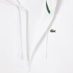 Толстовка Lacoste Classic Fit с молнией, White - фото 5