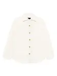 Фактурная куртка на пуговицах PINKO, белый - фото