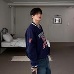 Свитшот унисекс тёмно-синий I’m David - фото 6