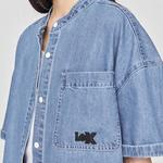 Lee Рубашка SS25 женская Medium Light Blue - фото 8