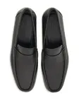 Лоферы с тисненым логотипом Ferragamo, черный - фото 4