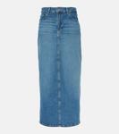 Юбка миди из денима с высокой талией AG Jeans, Mona - фото