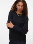 Лонгслив VERO MODA VMPAULINA, Black - фото 2