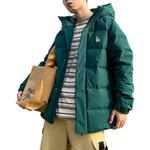 Пуховик унисекс темно-зеленый Mlb - фото 3