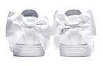 Кроссовки basket bow triple white leather Puma, белый - фото 4