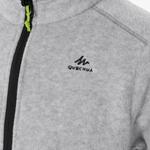 Детская флисовая утеплённая куртка для горных походов Quechua MH150 7-15 лет - серый - фото 5