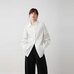 ELLE Рубашка Women's White Lapel Moderate - фото 3