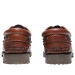 Ботинки Timberland Authentic 3-Eye Lug Handsewn Boat 'Brown' - фото 4