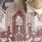 Ковер Miley Traditional Medallion Area Rug nuLOOM, 76x244 см, оранжево-коричневый - фото 7