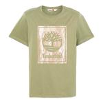 Футболка с коротким рукавом Timberland Stack Logo Camo, зеленый - фото 3