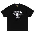 Футболка BAPE Layered College Relaxed Fit Tee 'Black' - фото