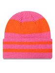Шапка New Era Stripe Cuff Knit Beanie 60580763, розовый - фото 3