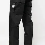 Брюки карго Givenchy с деталями на пряжках, черные - фото 7