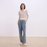 Трикотажная футболка GAP для женщин, розовая - фото 7