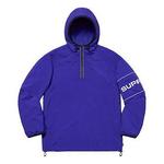 Куртка ripstop hooded pullover half zipper waterproof interchange jacket blue Supreme, синий - фото