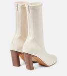 Кожаные ботильоны Apollo Khaite, кремовый - фото 3