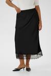 Юбка KAFFE CURVE, черный - фото 5