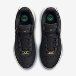 Мужские современные кроссовки Nike, Black Metallic Gold White - фото 4