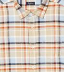 Клетчатая хлопковая рубашка Il Gufo, кэмел - фото 3