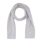 Шарф Gant Cotton Blend Logo, серый - фото